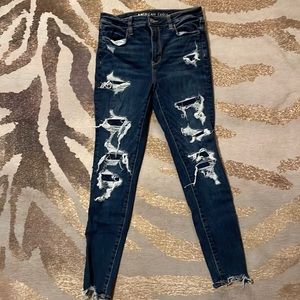 Ladies American Eagle Super High Rise Jegging sz 8
